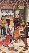 Dieric Bouts The Empress's Ordeal by Fire in front of Emperor Otto III painting